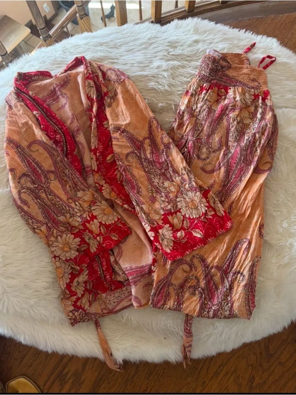 Red boho printed set - Picture 8 of 9